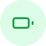green battery icon