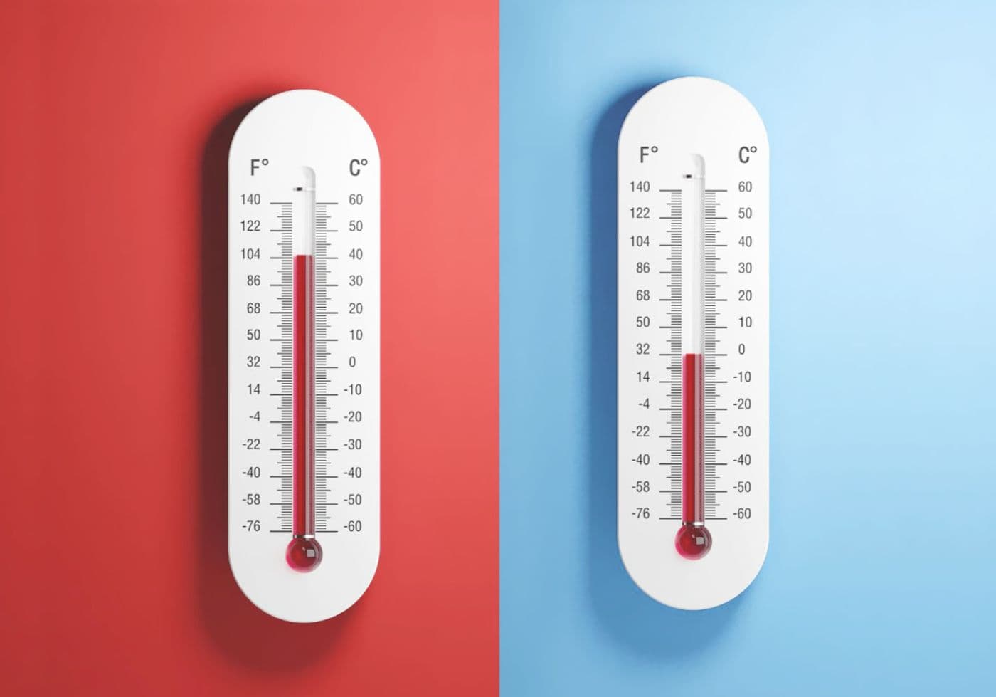 Wassertemperatur schwankt